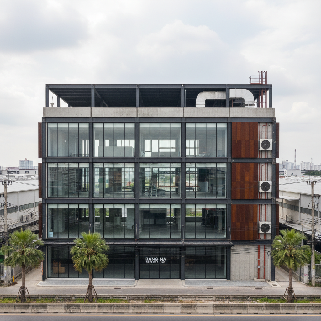 Modern Industrial Showroom/Office, Bang Na