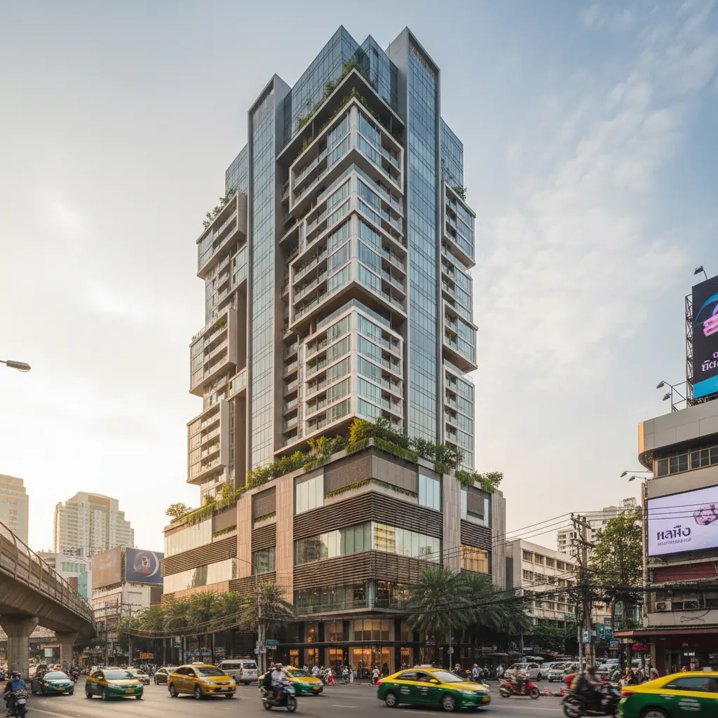 Silom Urban Retreat: Modern 1-Bedroom