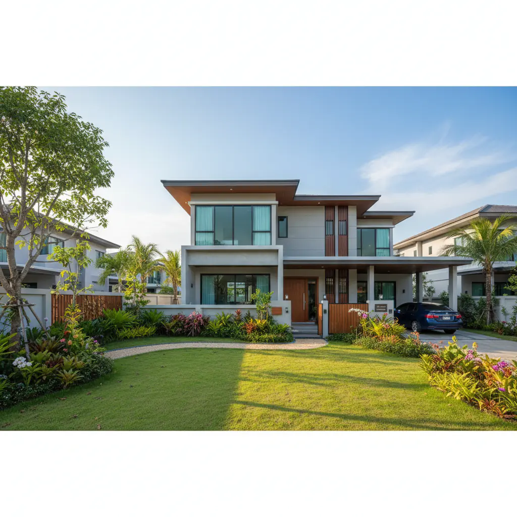 Spacious Family Home in Nonthaburi with Garden