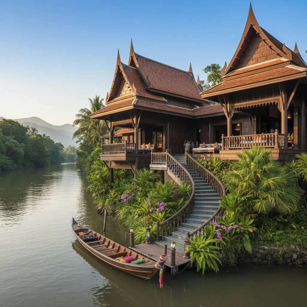 Charming Riverside Villa with Private Pier