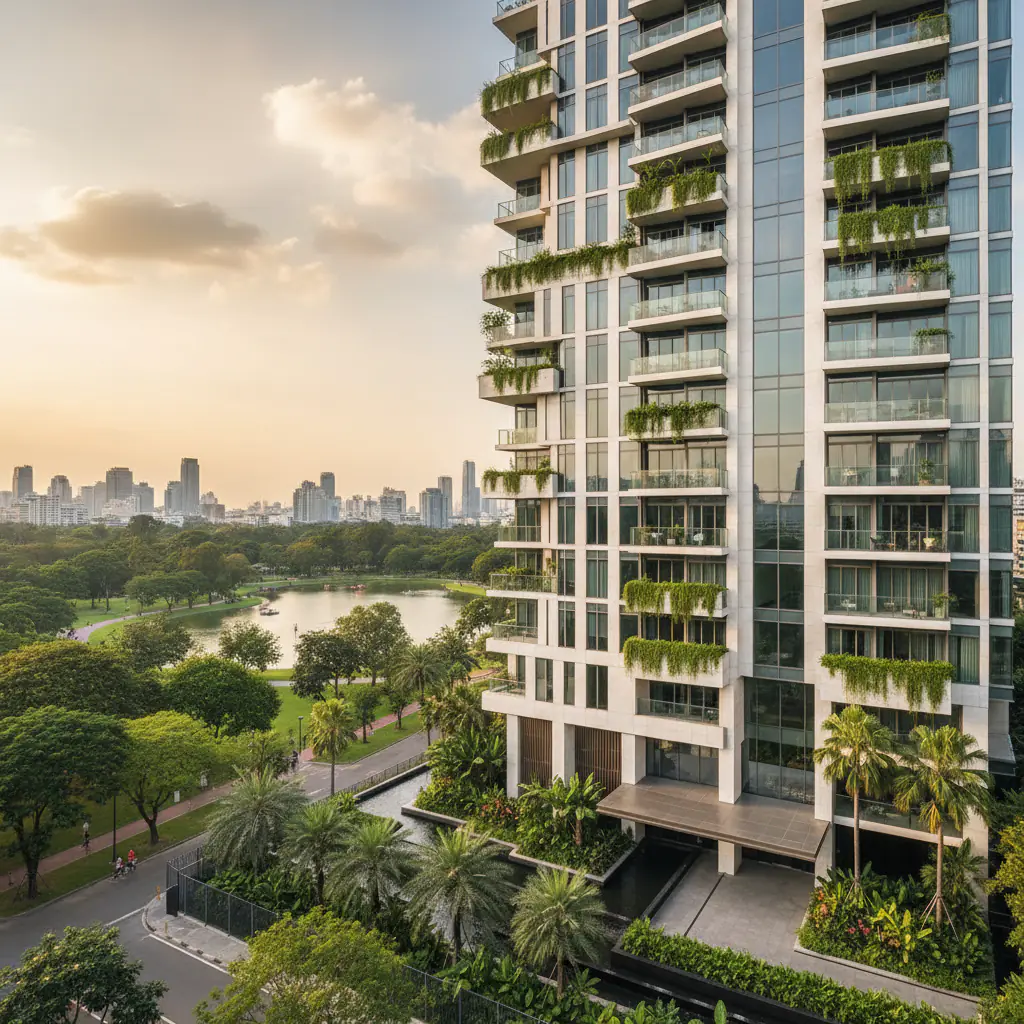 Lumphini Parkside Duplex: Grand Urban Living