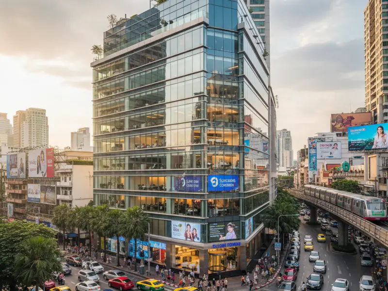 Prime Silom Corner Commercial Building