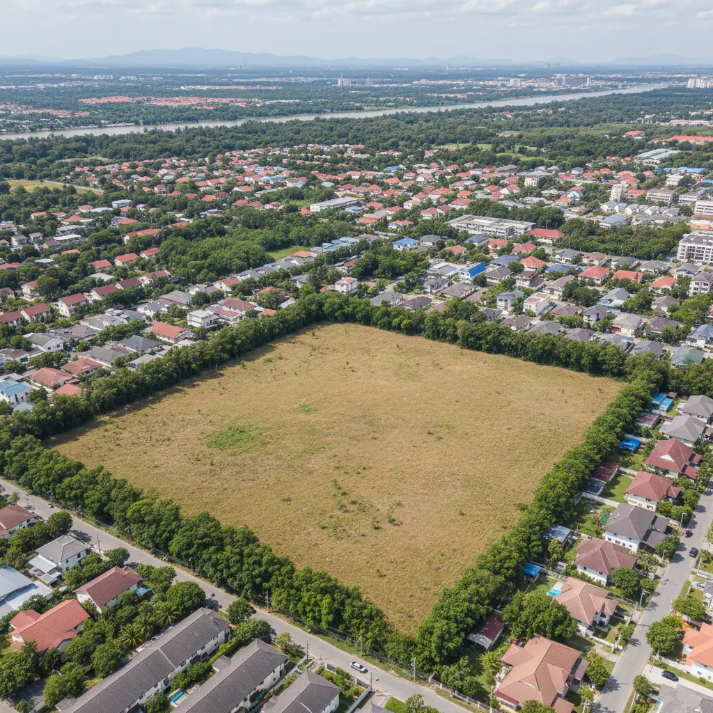 Expansive Land Parcel, Nonthaburi Development Potential