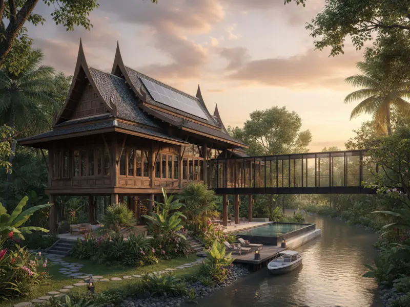 Exclusive Riverside Retreat in Nonthaburi
