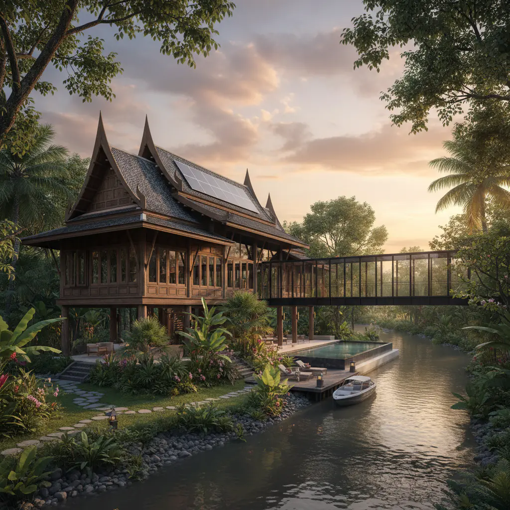 Exclusive Riverside Retreat in Nonthaburi