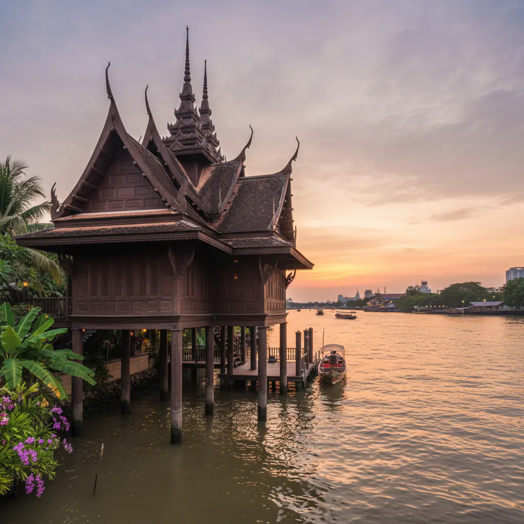 Charming Traditional Thai Home on Chao Phraya
